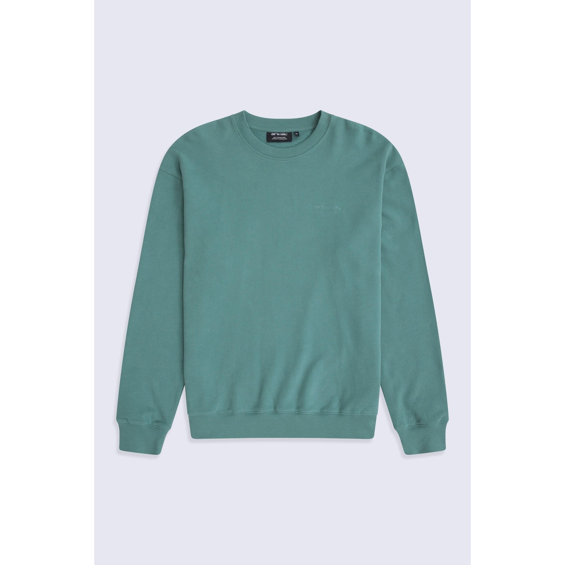 Green - Front - Animal Mens Jonah Organic Sweatshirt