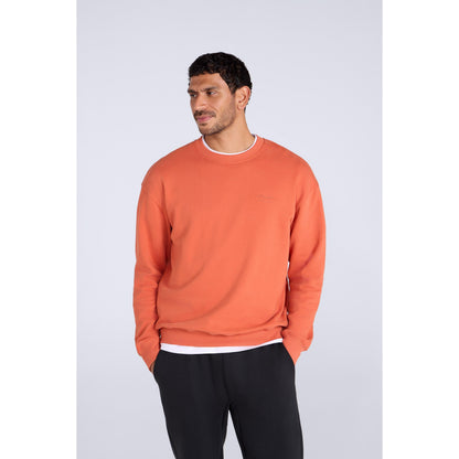 Rust - Front - Animal Mens Jonah Organic Sweatshirt