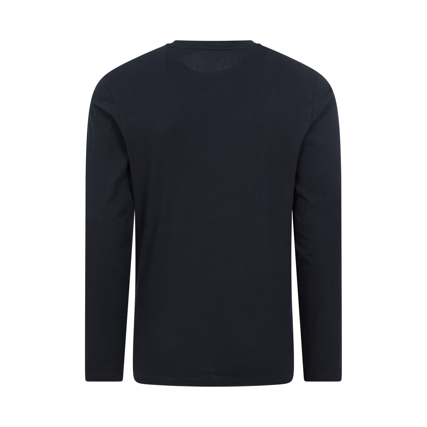 Navy - Back - Mountain Warehouse Mens Badge Organic Long-Sleeved Top