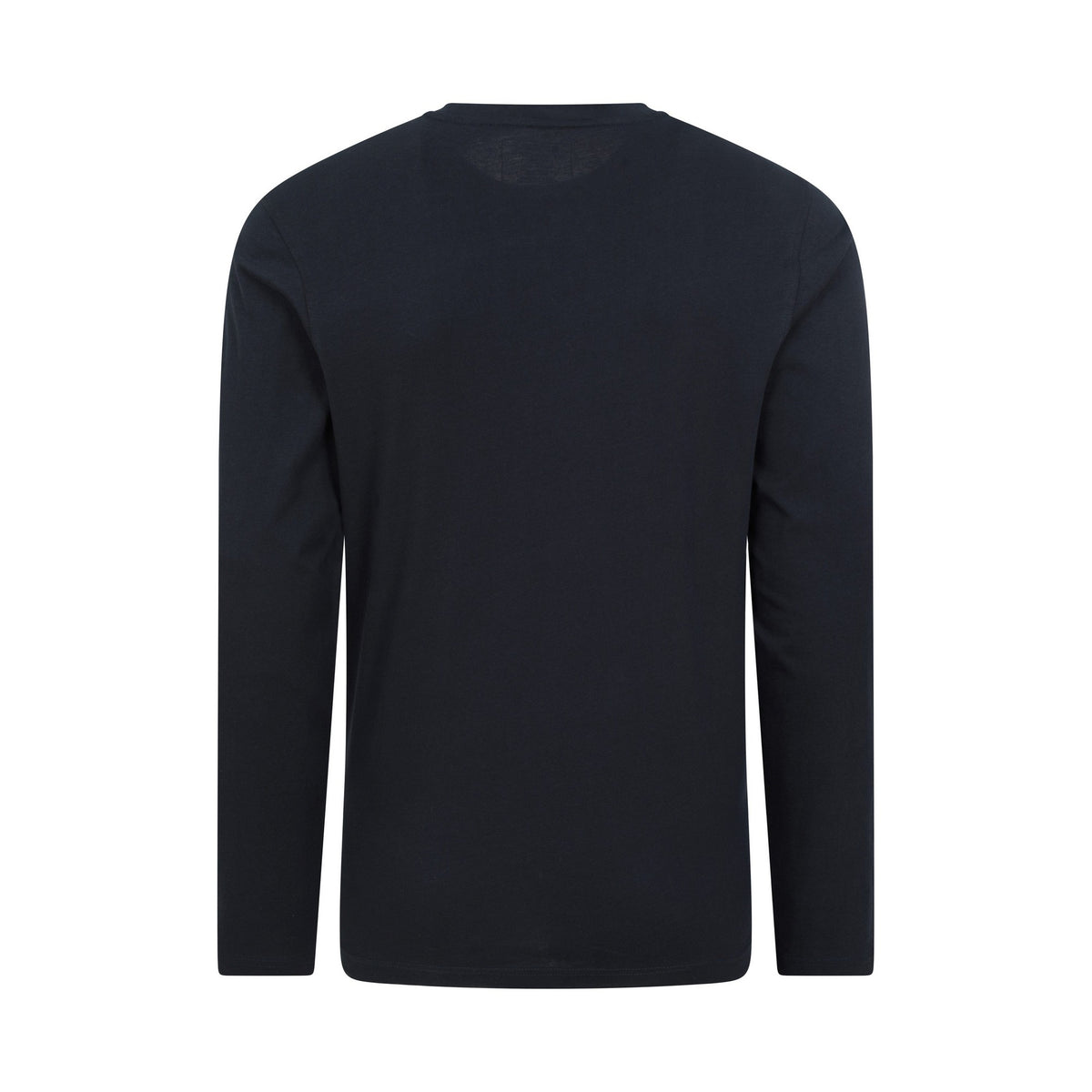 Navy - Back - Mountain Warehouse Mens Badge Organic Long-Sleeved Top