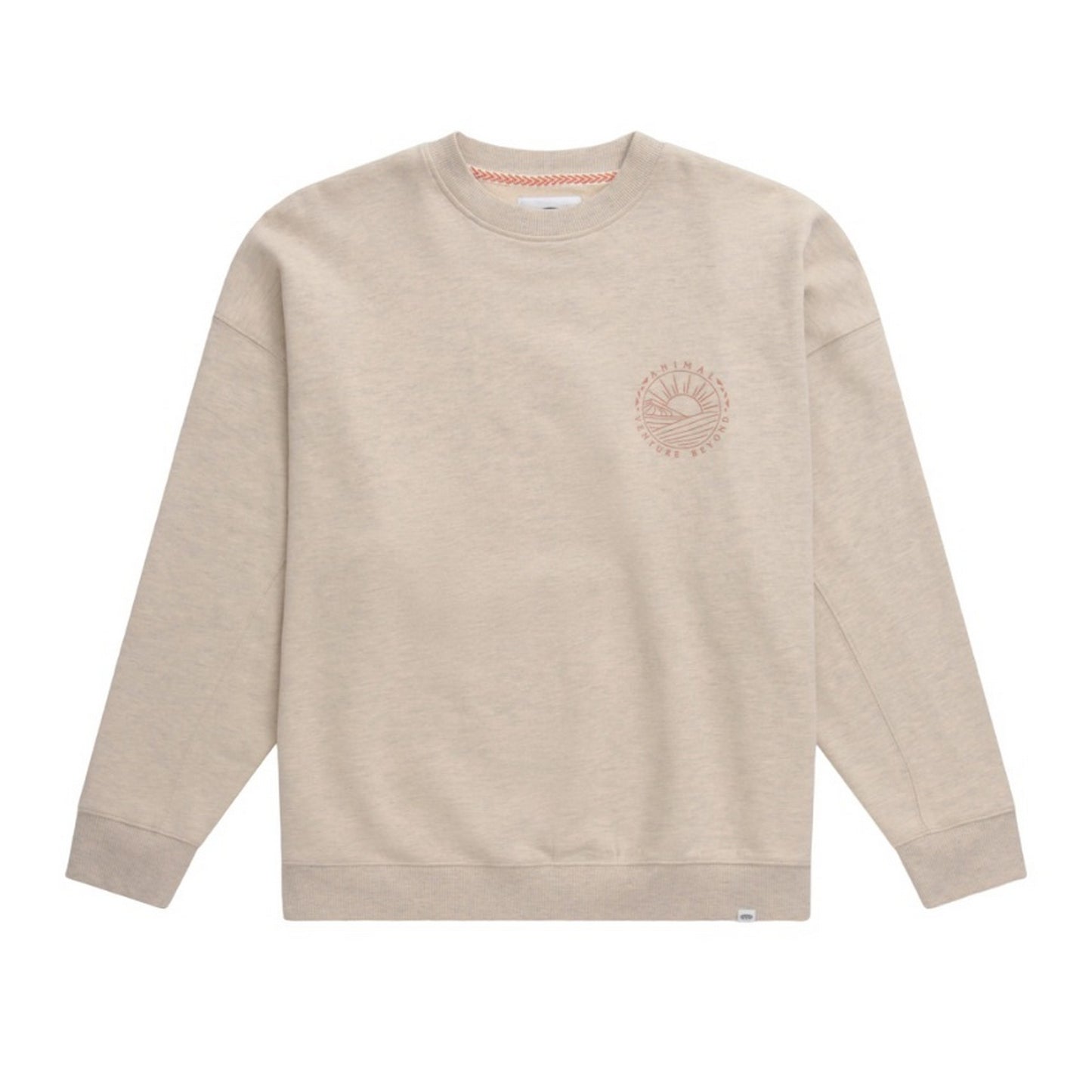 Light Beige - Front - Animal Womens-Ladies Dakota Organic Sweatshirt