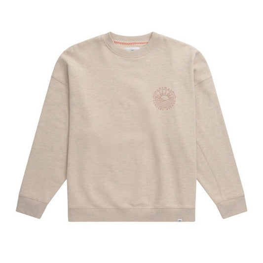 Light Beige - Front - Animal Womens-Ladies Dakota Organic Sweatshirt