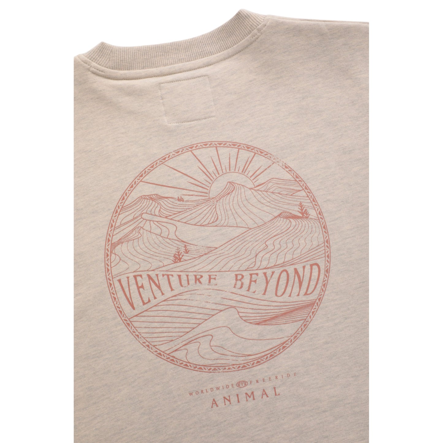 Light Beige - Lifestyle - Animal Womens-Ladies Dakota Organic Sweatshirt