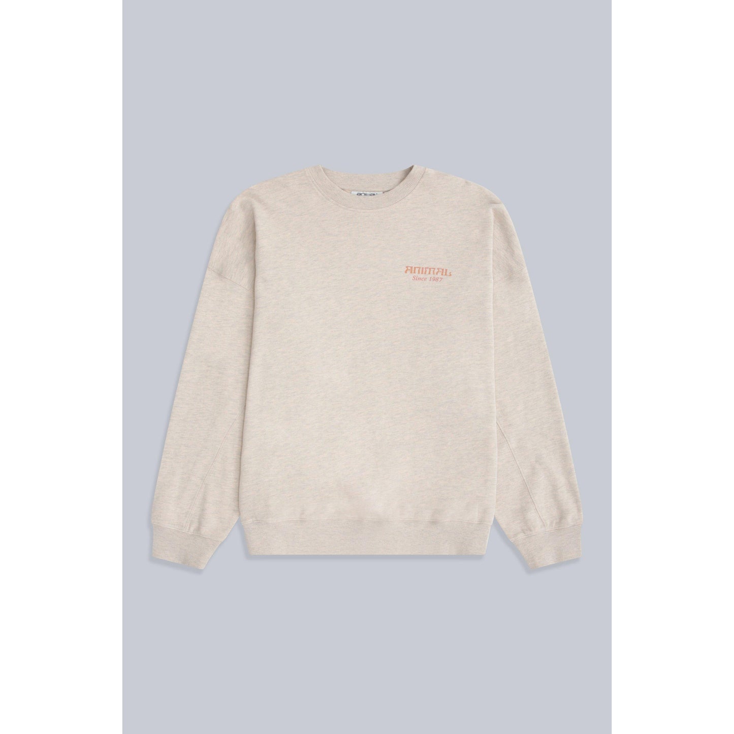 Dark Beige - Front - Animal Womens-Ladies Dakota Organic Sweatshirt