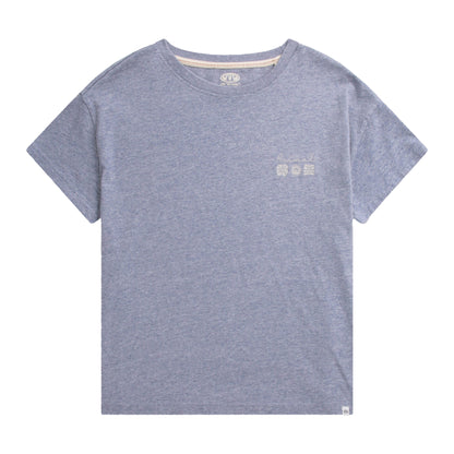 Navy - Front - Animal Womens-Ladies Phoenix Organic T-Shirt