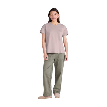 Taupe - Side - Animal Womens-Ladies Phoenix Organic T-Shirt