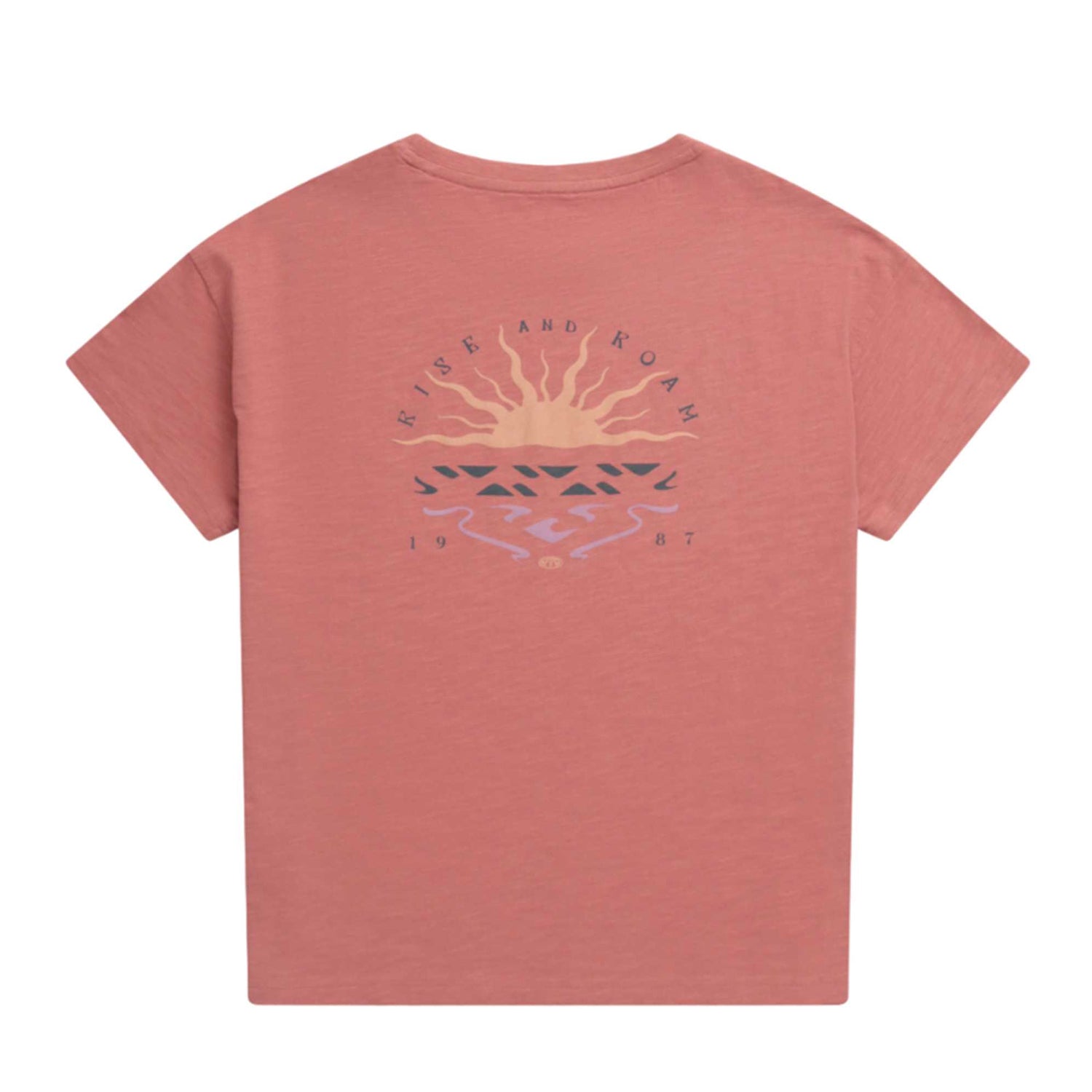 Dark Pink - Back - Animal Womens-Ladies Phoenix Organic T-Shirt