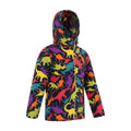 Dark Blue - Side - Mountain Warehouse Childrens-Kids Pursuit II Dinosaurs Hoodie