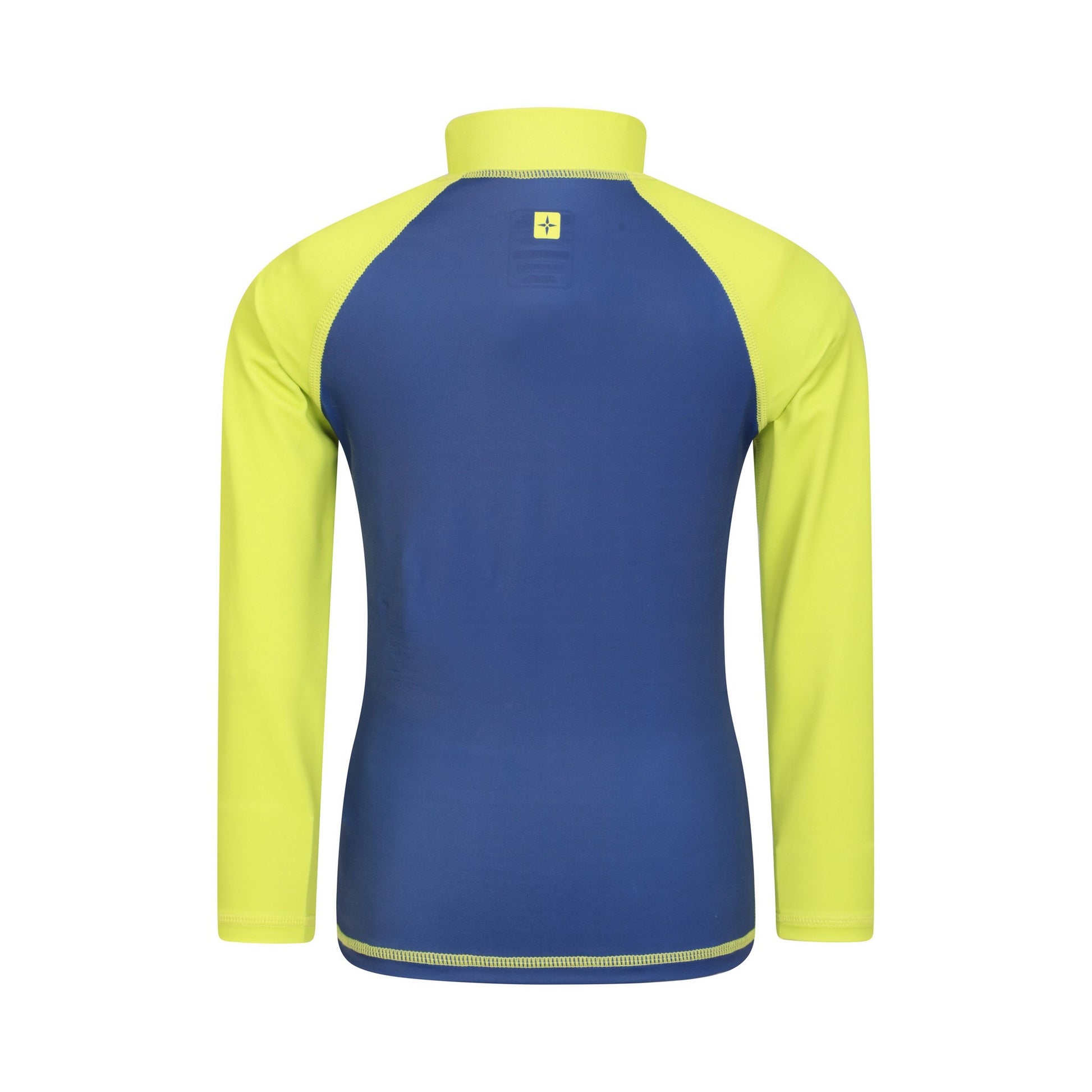 Blue - Back - Mountain Warehouse Childrens-Kids Squid Long-Sleeved Rash Guard