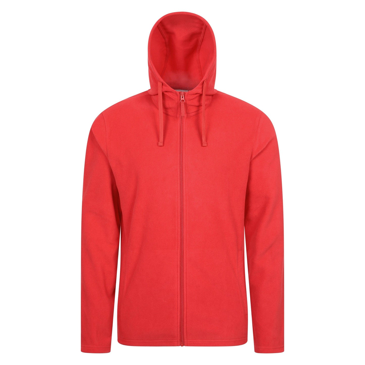 Active Red - Front - Mountain Warehouse Mens Camber Fleece Full Zip Hoodie