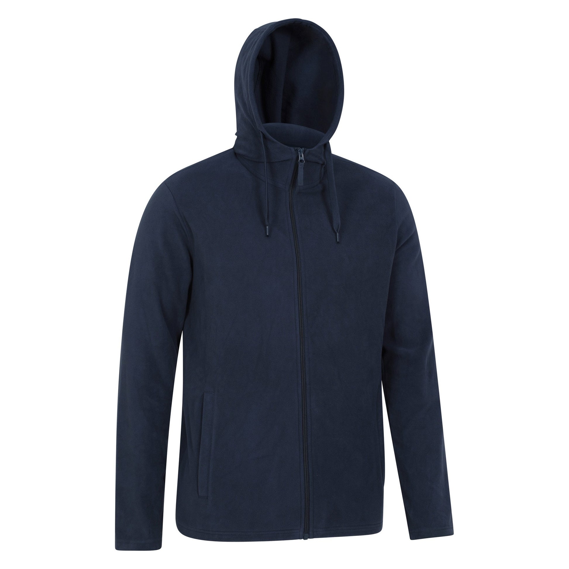 Blue - Lifestyle - Mountain Warehouse Mens Camber Fleece Full Zip Hoodie