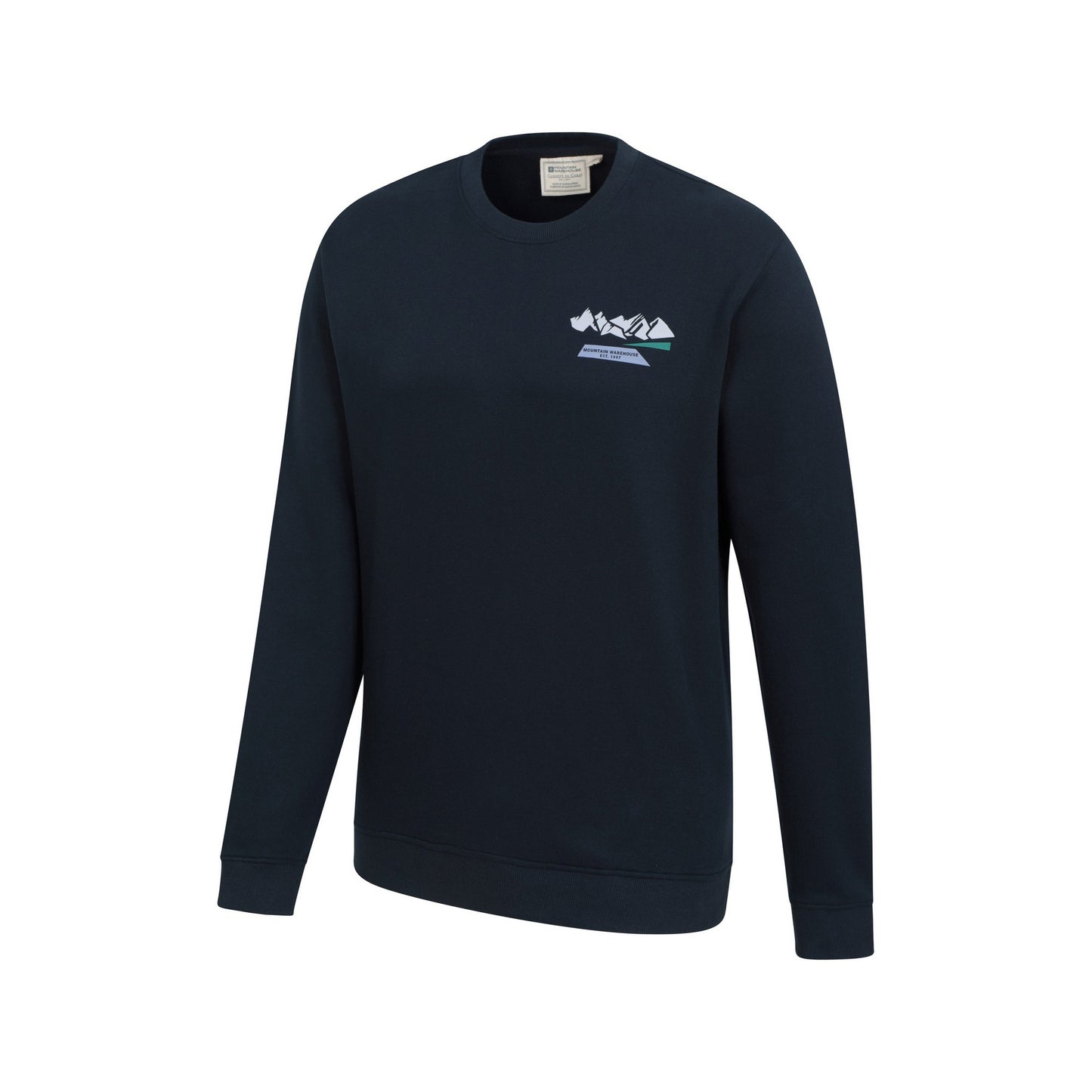 Navy - Side - Mountain Warehouse Mens Mountain Sweatshirt