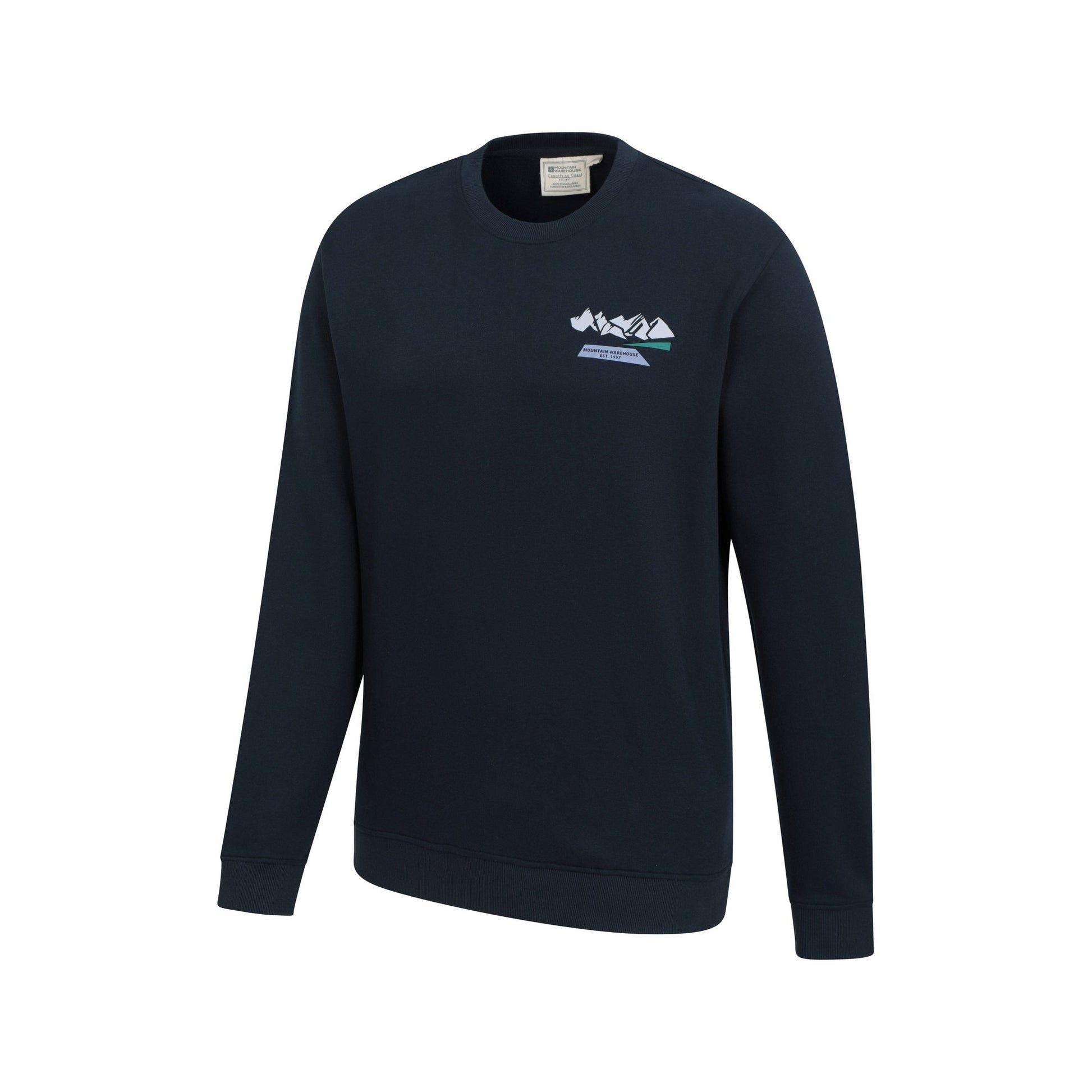 Navy - Side - Mountain Warehouse Mens Mountain Sweatshirt