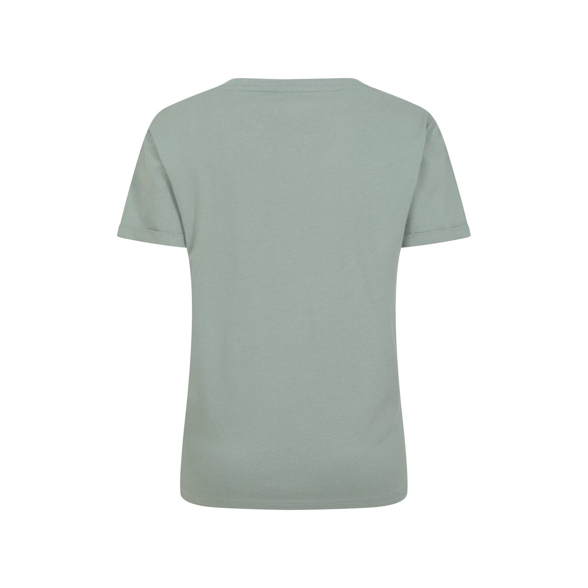 Khaki Green - Back - Mountain Warehouse Womens-Ladies Forest Bear Organic Loose Fit T-Shirt