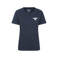 Navy - Front - Mountain Warehouse Womens-Ladies Floral Bee Organic Loose Fit T-Shirt