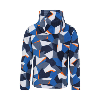 Cobalt - Back - Mountain Warehouse Childrens-Kids Pursuit II Geometric Full Zip Hoodie