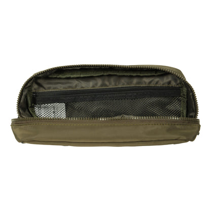 Khaki Green - Side - Mountain Warehouse Mesh Travel Wash Bag