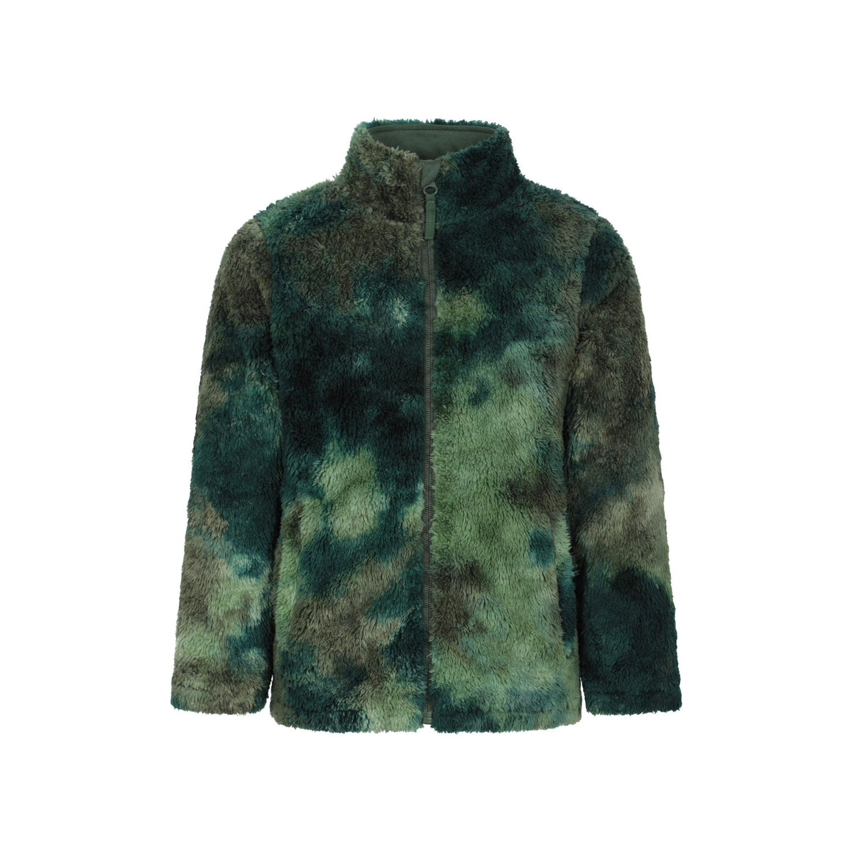 Dark Green - Front - Mountain Warehouse Childrens-Kids Cosy Rainbow Fleece