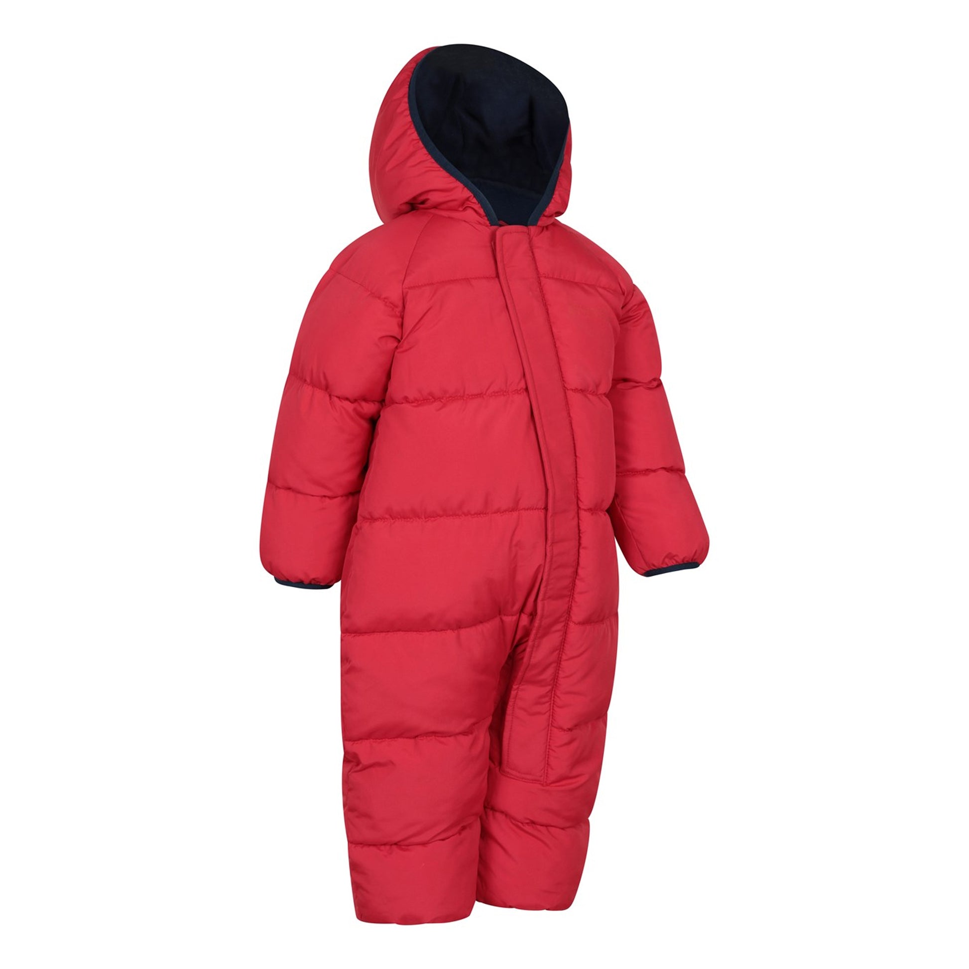 Dark Red - Side - Mountain Warehouse Childrens-Kids The Frosty Junior Babysuit