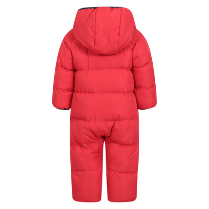Red - Back - Mountain Warehouse Childrens-Kids The Frosty Junior Babysuit