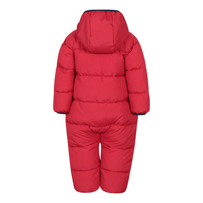 Dark Red - Back - Mountain Warehouse Childrens-Kids The Frosty Junior Babysuit