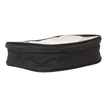 Black - Close up - Mountain Warehouse Clear Travel Toiletry Bag Set (Pack of 3)