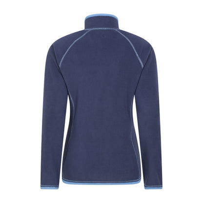 Navy - Back - Mountain Warehouse Womens-Ladies Montana Fleece Jacket