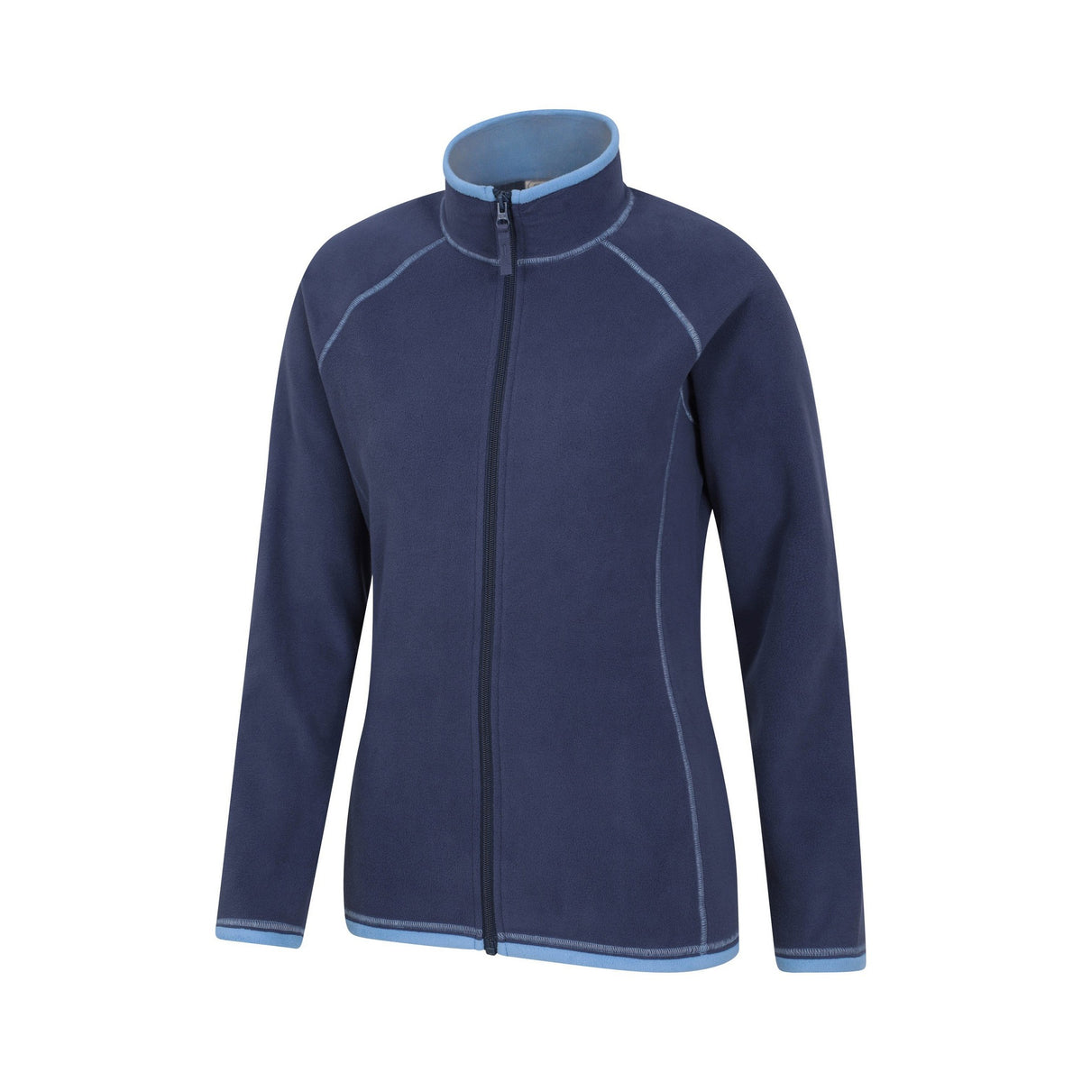 Navy - Side - Mountain Warehouse Womens-Ladies Montana Fleece Jacket