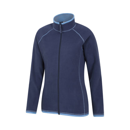 Navy - Side - Mountain Warehouse Womens-Ladies Montana Fleece Jacket