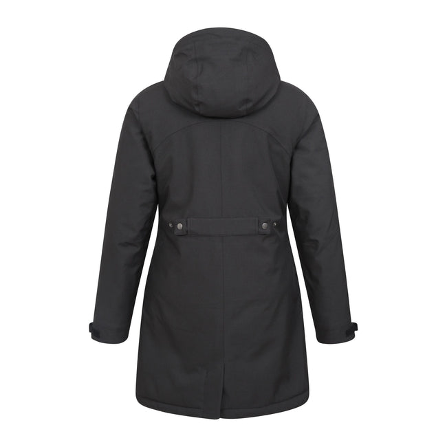 Black - Back - Mountain Warehouse Womens-Ladies Rain On Waterproof Padded Jacket