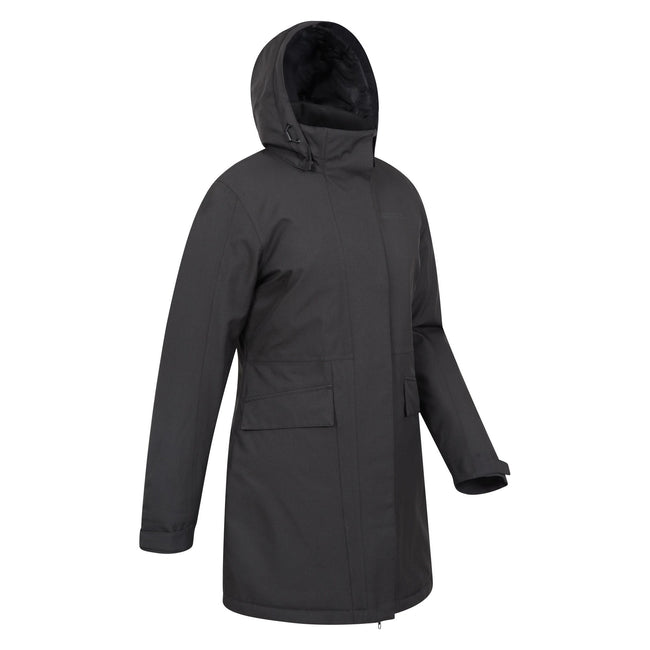 Black - Lifestyle - Mountain Warehouse Womens-Ladies Rain On Waterproof Padded Jacket