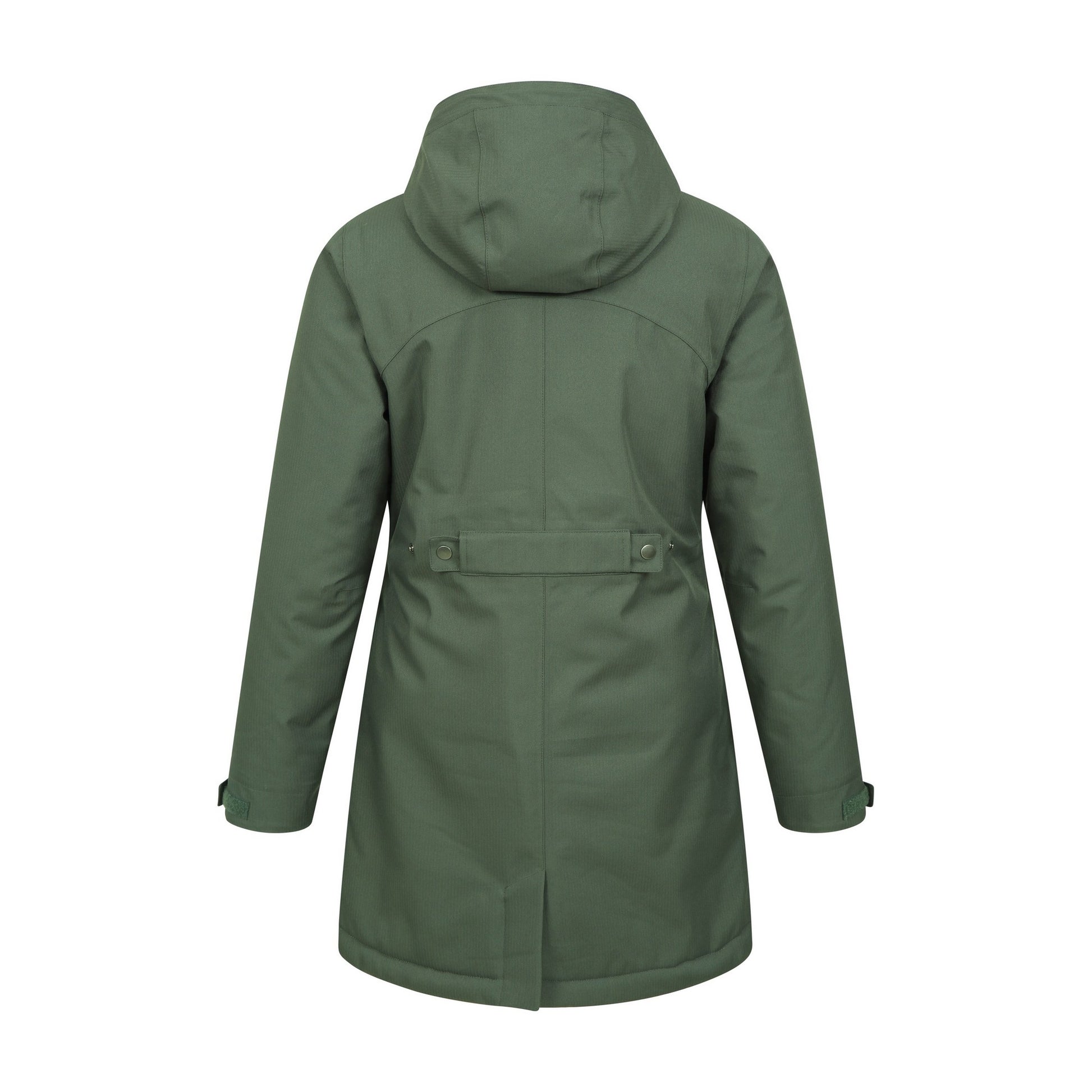 Khaki Brown - Back - Mountain Warehouse Womens-Ladies Rain On Waterproof Padded Jacket