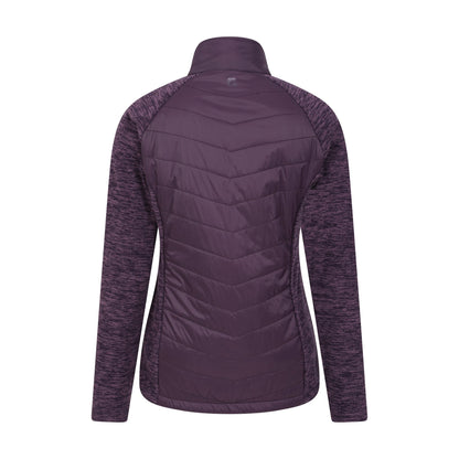 Dusky Purple - Back - Mountain Warehouse Womens-Ladies Marble Padded Jacket
