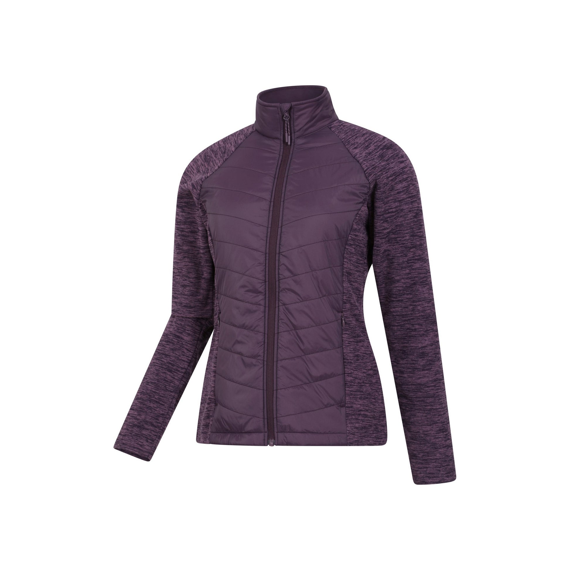 Dusky Purple - Side - Mountain Warehouse Womens-Ladies Marble Padded Jacket