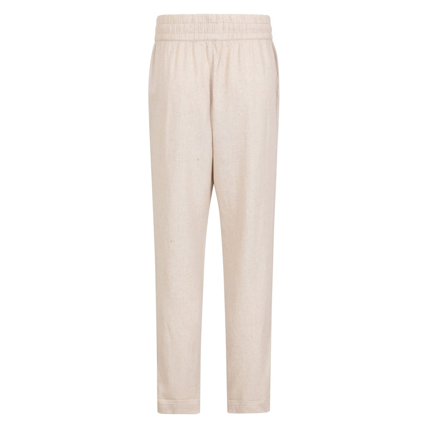 Beige - Back - Mountain Warehouse Womens-Ladies Breeze Linen Blend Trousers