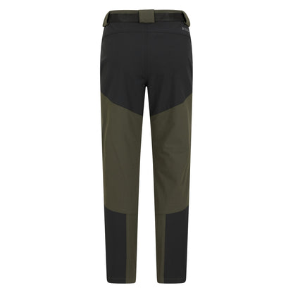 Green - Back - Mountain Warehouse Mens Forest Water Resistant Short Trousers