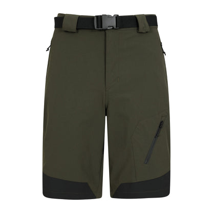 Green - Front - Mountain Warehouse Mens Forest Shorts