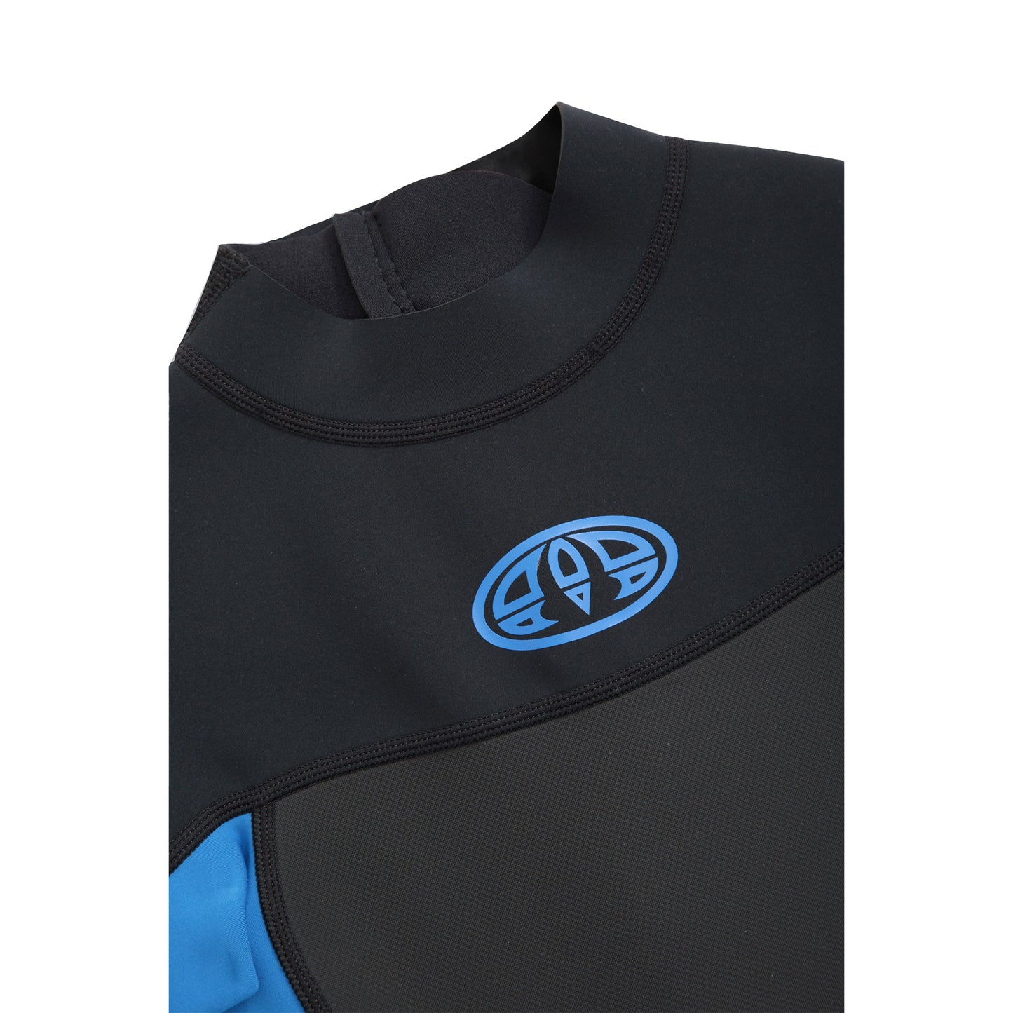 Blue - Side - Mountain Warehouse Childrens-Kids Waves Short Wetsuit