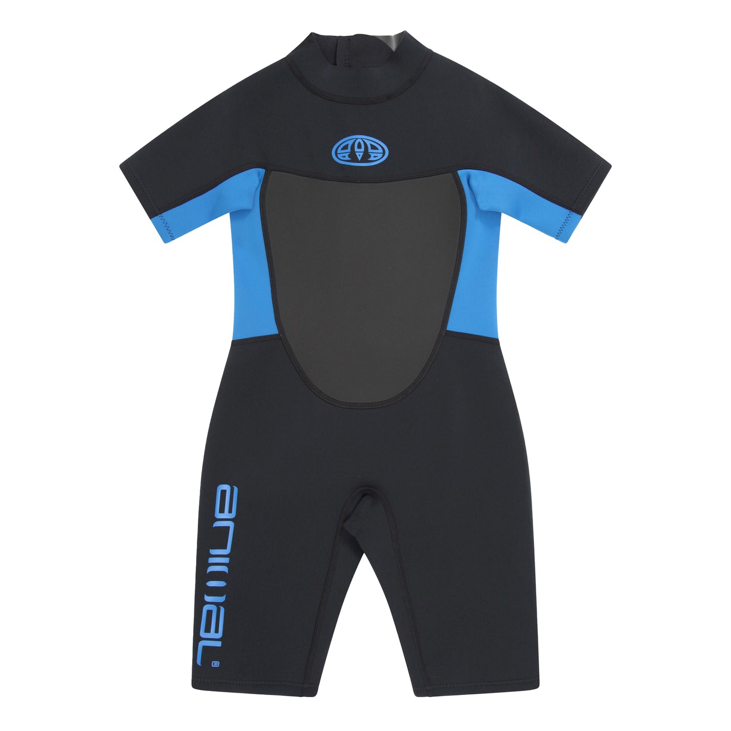 Blue - Front - Mountain Warehouse Childrens-Kids Waves Short Wetsuit