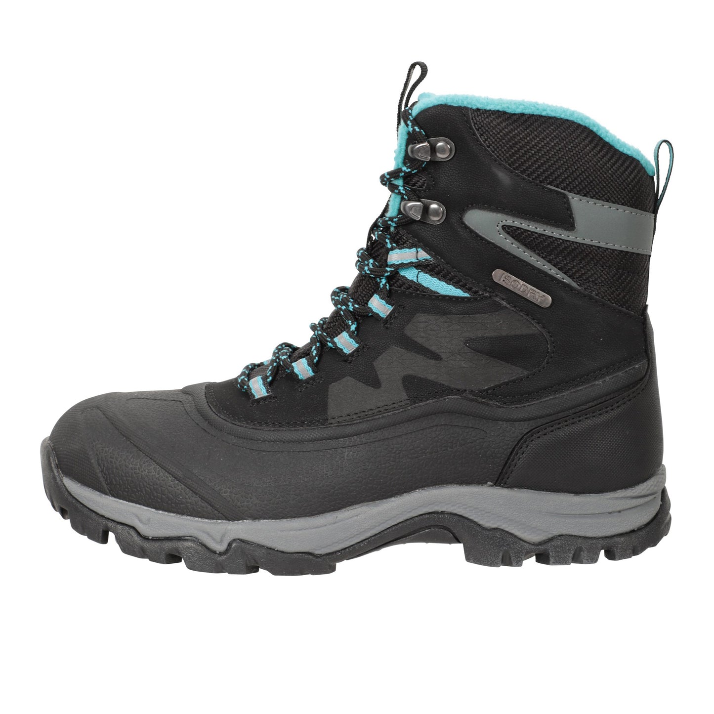Black - Pack Shot - Mountain Warehouse Womens-Ladies Ultra Piste Basher II Waterproof Snow Boots