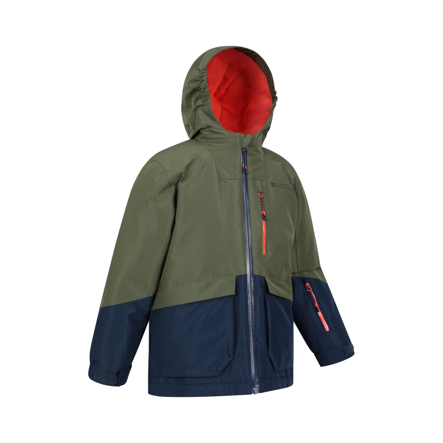 Khaki Green - Lifestyle - Mountain Warehouse Childrens-Kids Cosmos Water Resistant Ski Jacket