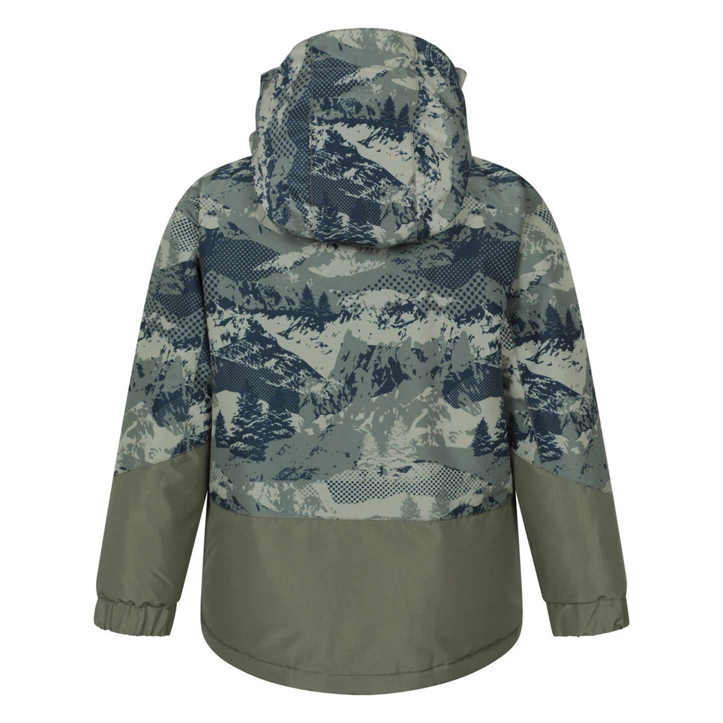 Dark Green - Back - Mountain Warehouse Childrens-Kids Cosmos Water Resistant Ski Jacket
