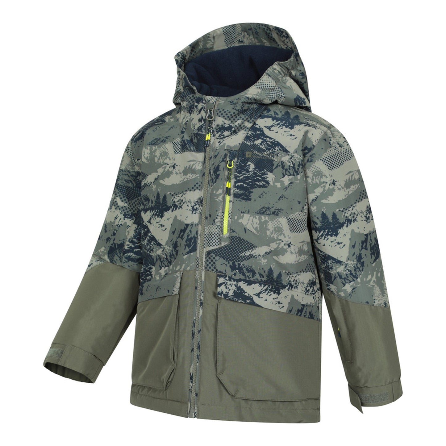 Dark Green - Lifestyle - Mountain Warehouse Childrens-Kids Cosmos Water Resistant Ski Jacket