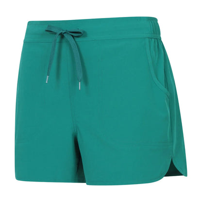 Dark Teal - Side - Mountain Warehouse Womens-Ladies Stretch Swim Shorts