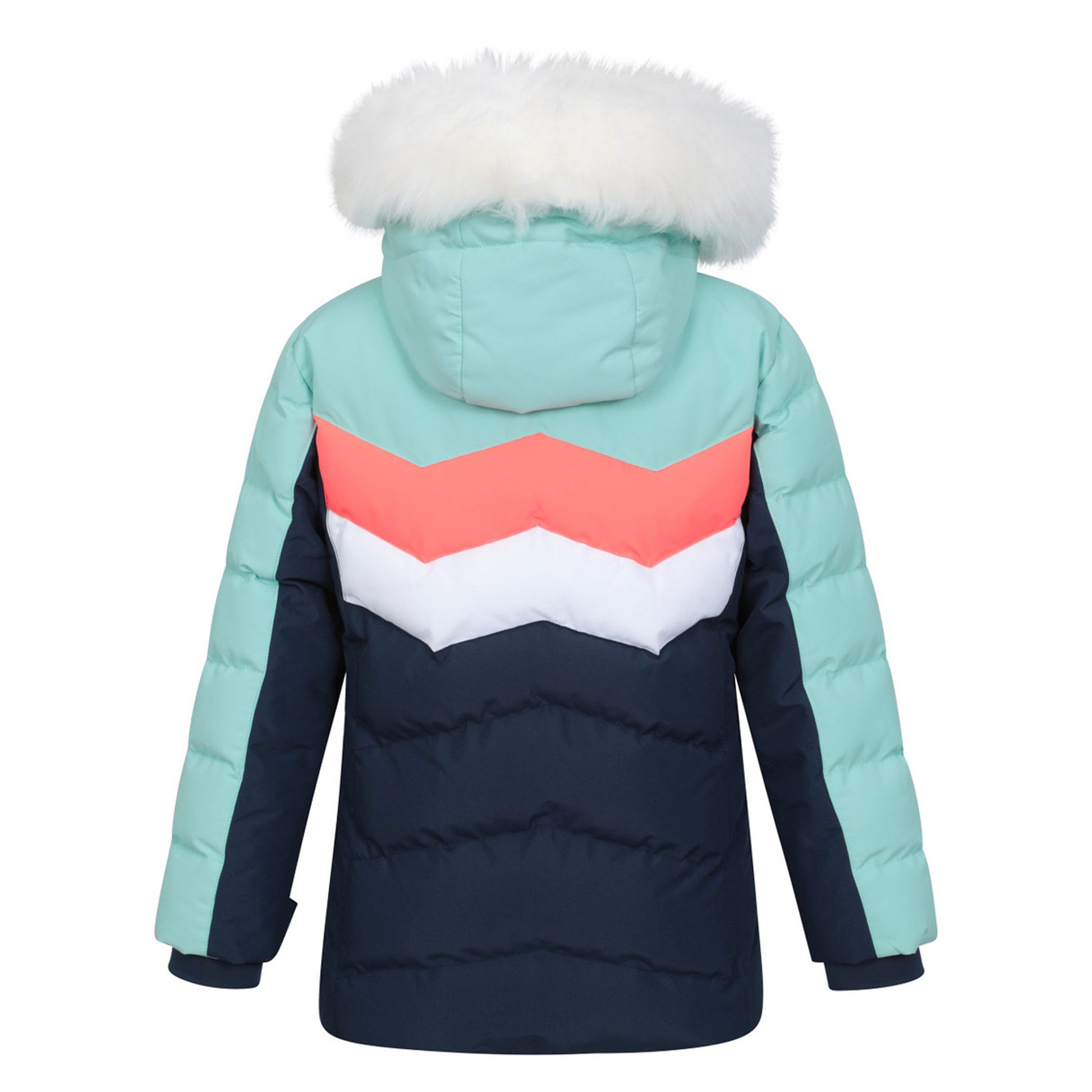 Light Teal - Back - Mountain Warehouse Childrens-Kids Arctic Water Resistant Ski Jacket