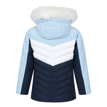 Pale Blue - Back - Mountain Warehouse Childrens-Kids Arctic Water Resistant Ski Jacket