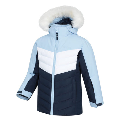 Pale Blue - Side - Mountain Warehouse Childrens-Kids Arctic Water Resistant Ski Jacket