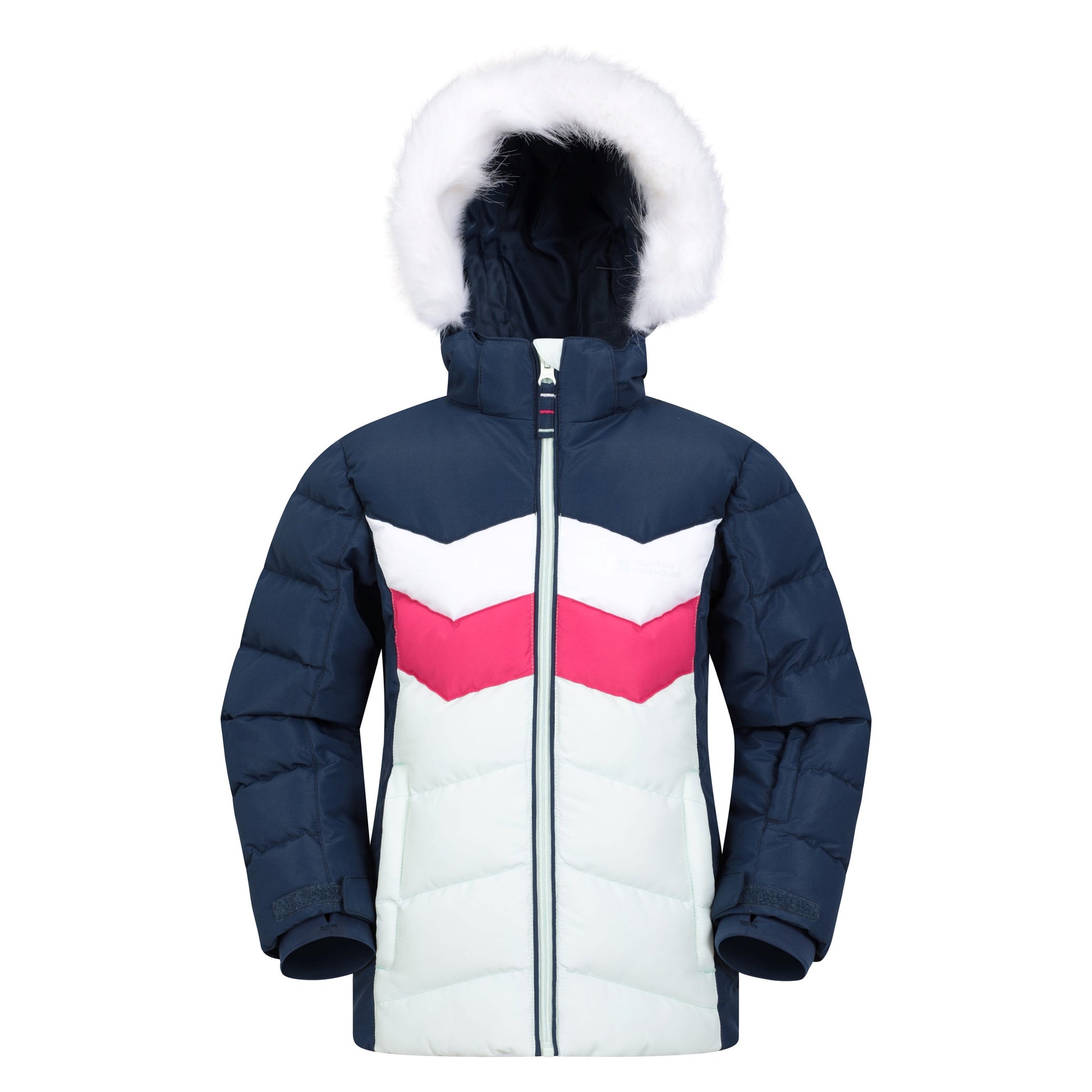 Mint - Front - Mountain Warehouse Childrens-Kids Arctic Water Resistant Ski Jacket