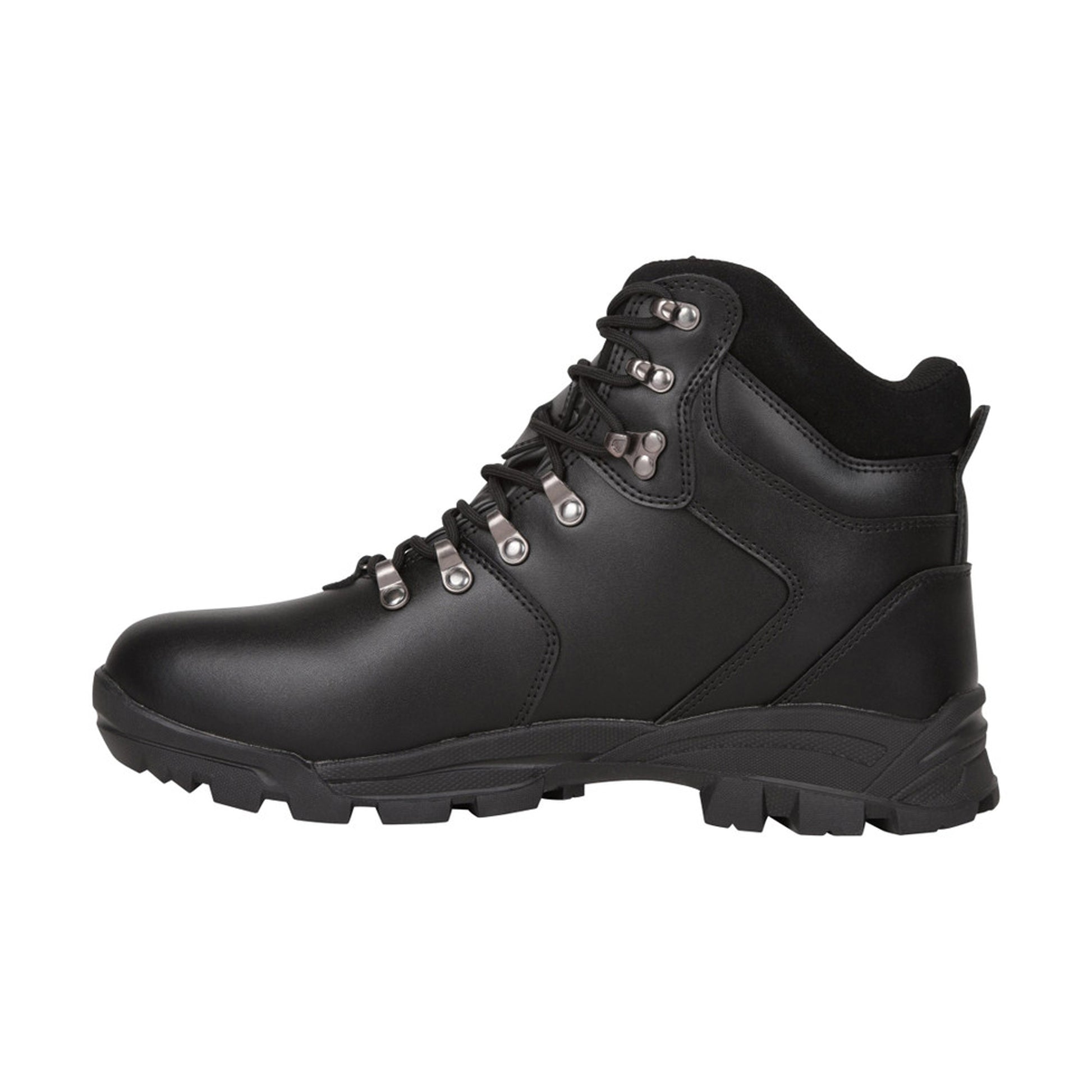 Black - Lifestyle - Mountain Warehouse Mens Latitude II Extreme Leather Waterproof Walking Boots