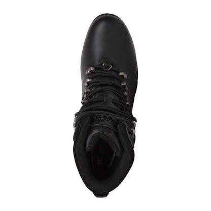 Black - Pack Shot - Mountain Warehouse Mens Latitude II Extreme Leather Waterproof Walking Boots